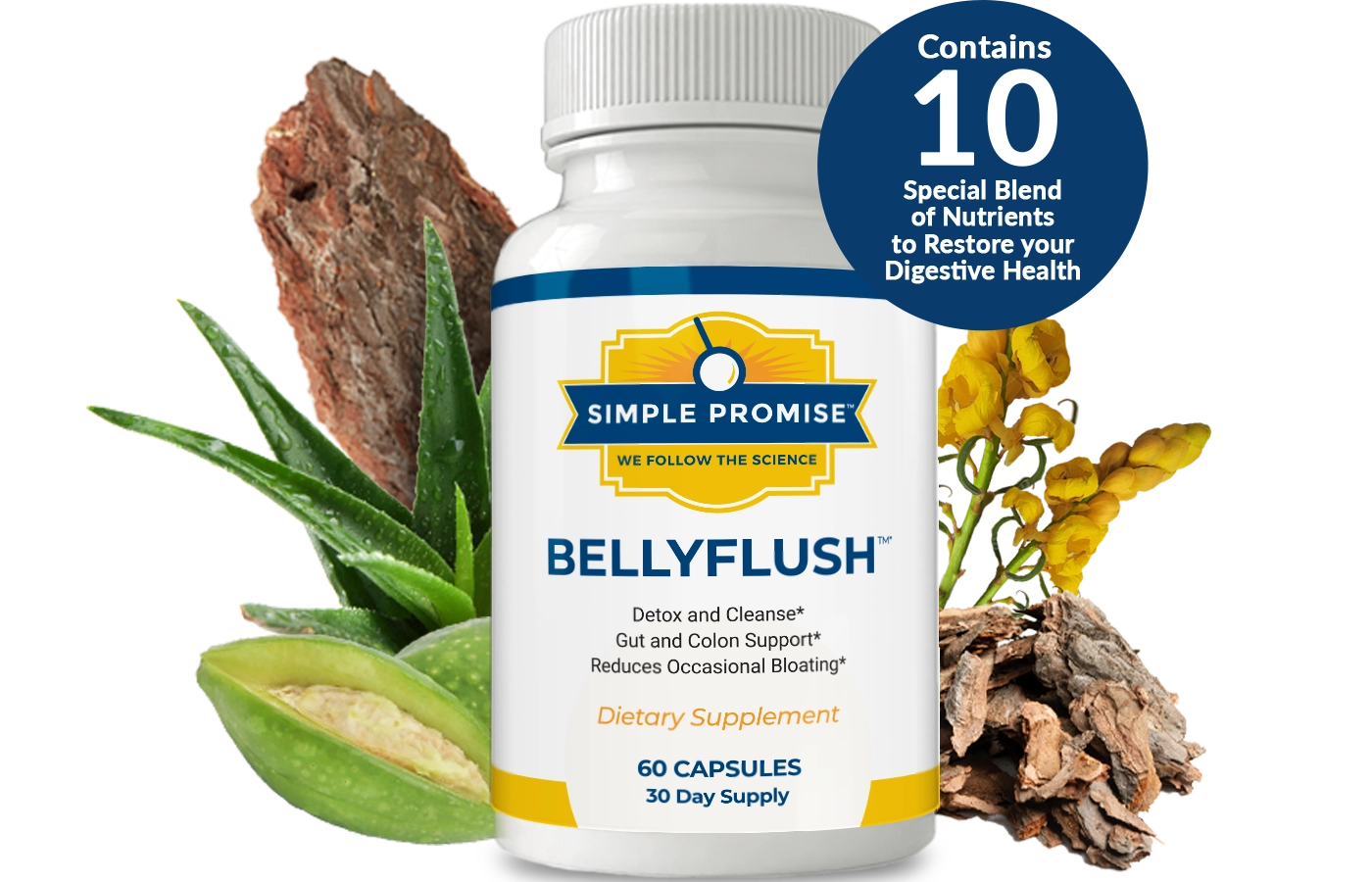 BellyFlush Gut Detox Supplement
